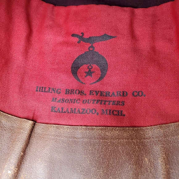 Vintage MIZPAH Masonic Temple Shriner Fez Hat Tassel Embroidered - Picture 7 of 7